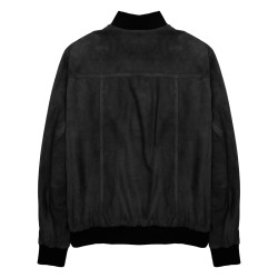 GIACCA BOMBER IN SUEDE