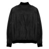 GIACCA BOMBER IN SUEDE