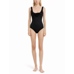SWIMSUIT WITH FLOWER DETAIL