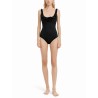 SWIMSUIT WITH FLOWER DETAIL