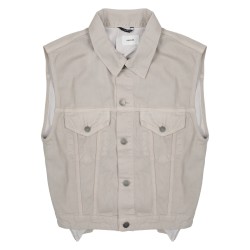 GILET "RYDER" CON INSERTO IN SATIN