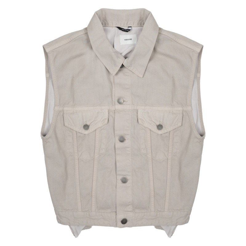GILET "RYDER" CON INSERTO IN SATIN