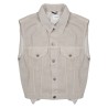 GILET "RYDER" CON INSERTO IN SATIN