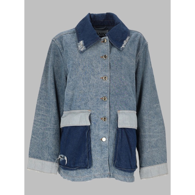 GIACCA IN DENIM PATCHWORK