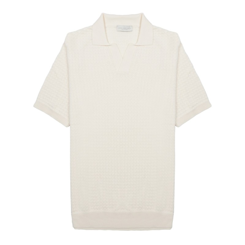 POLO "CAPRI" IN CROCHET DI COTONE