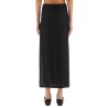 LINEN SKIRT WITH SLIT