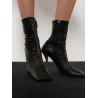 Leather boots