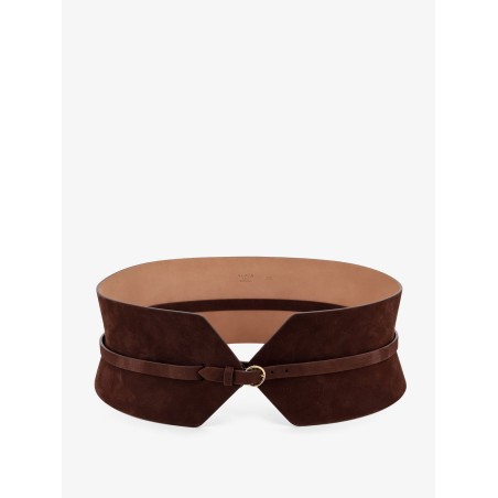 Bustier suede belt