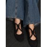 Le Teckel Suede Ballet Flats