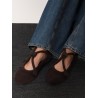 Le Teckel Suede Ballet Flats