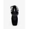 Suede Biker Flat Ballerinas
