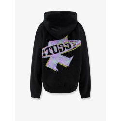 Cotton blend sweatshirt with maxi back print
