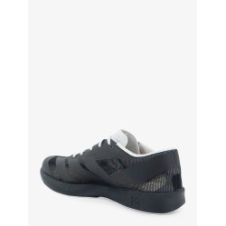 Mesh sneakers with embroidered logo on the side