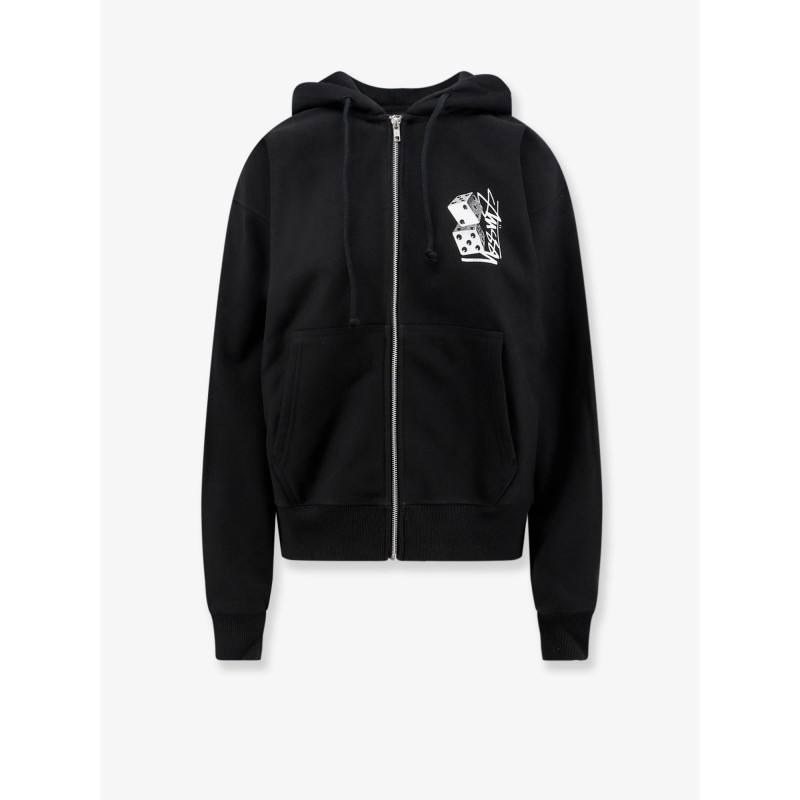 Cotton sweatshirt with front print