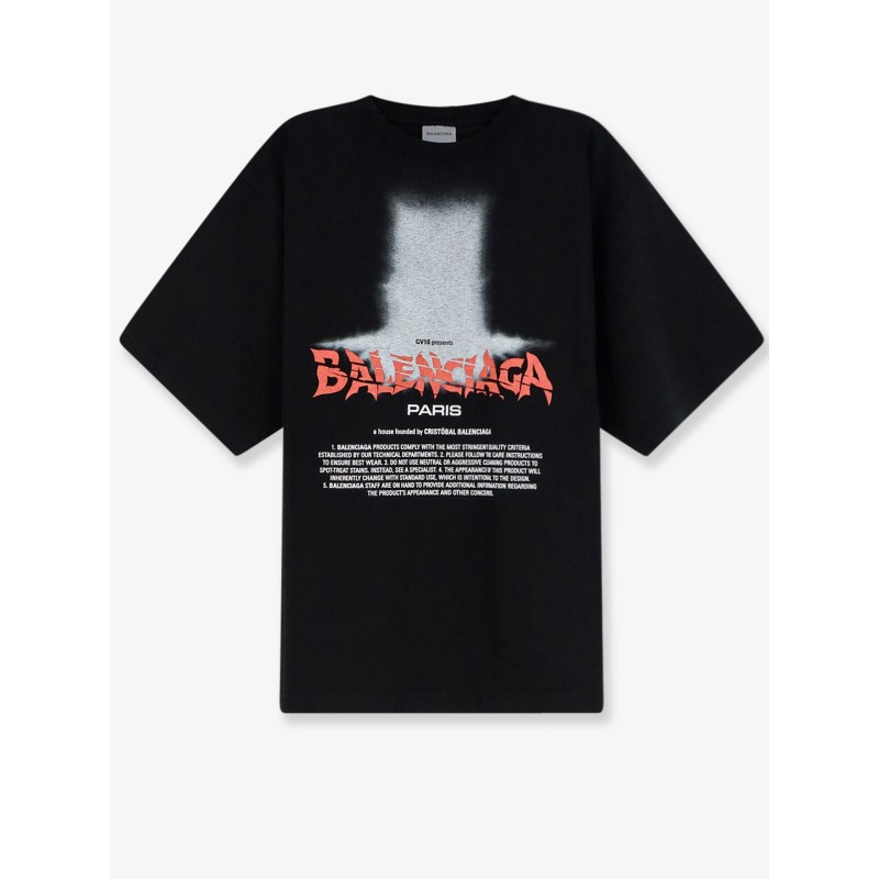 Cotton T-shirt with front logo print