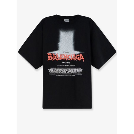 Cotton T-shirt with front logo print