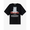 Cotton T-shirt with front logo print