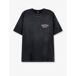 Used-effect cotton T-shirt