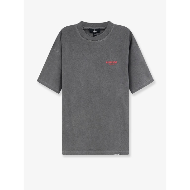 Cotton T-shirt with front print