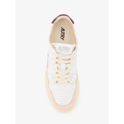 Medalist leather and suede sneakers