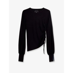 Wool t-shirt with iconic detail