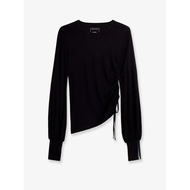 Wool t-shirt with iconic detail