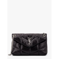 Puffer matelassé leather crossbody bag
