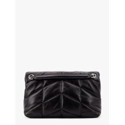 Puffer matelassé leather crossbody bag