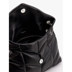Puffer matelassé leather crossbody bag