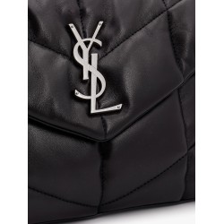 Puffer matelassé leather crossbody bag
