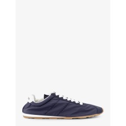 Nylon and suede sneakers
