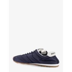 Nylon and suede sneakers