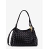 Parachute leather shoulder bag with Intrecciato motif and Knot detail