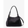 Parachute leather shoulder bag with Intrecciato motif and Knot detail