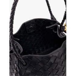 Parachute leather shoulder bag with Intrecciato motif and Knot detail