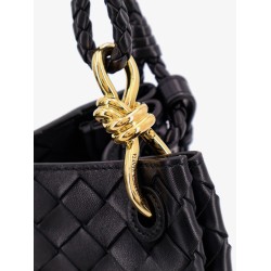 Parachute leather shoulder bag with Intrecciato motif and Knot detail