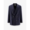 Double-breasted virgin wool blazer