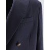 Double-breasted virgin wool blazer