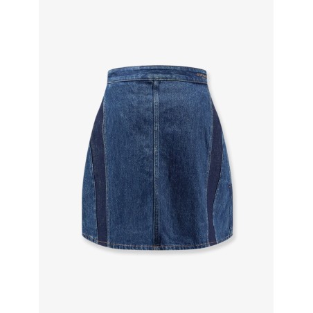 Cocoon denim blue mini skirt