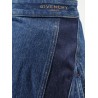 Cocoon denim blue mini skirt
