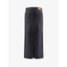 Faharia black denim skirt