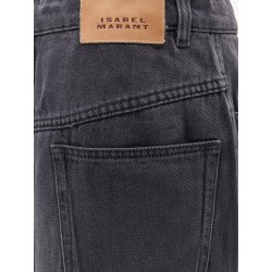 Faharia black denim skirt