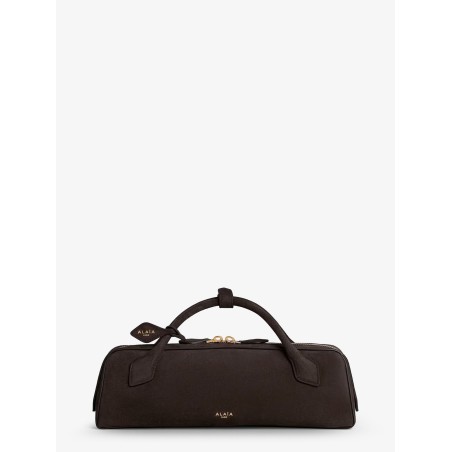 Teckel Clutch suede handbag