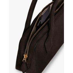Teckel Clutch suede handbag