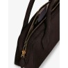 Teckel Clutch suede handbag
