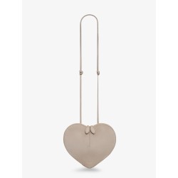 Le Coeur suede and leather crossbody bag