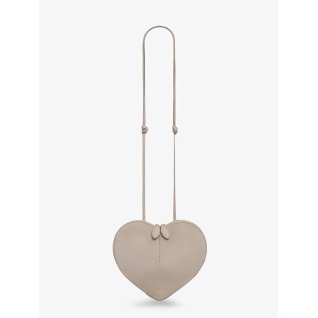 Le Coeur suede and leather crossbody bag