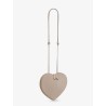 Le Coeur suede and leather crossbody bag