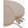 Le Coeur suede and leather crossbody bag