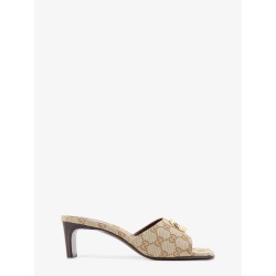 GG fabric sandals with logo on the front